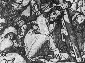 Jesus carrying the cross